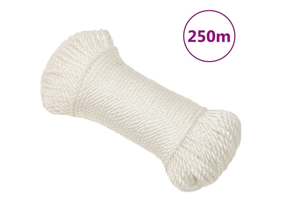 Rope, Ropes Vidaxl Branco Polipropileno (n/a)