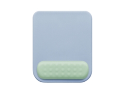 Mouse Pad Com Suporte Ergonômico Para Punho Azul Verde