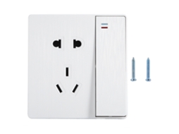 Laxiscreed Tomada De Controle Único Com 5 Furos Para Instalação Embutida, 220v