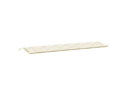 Garden Bench Cushion, Garden Bench Cushions Vidaxl Creme Tecido (200 X 50 X 7 Cm)