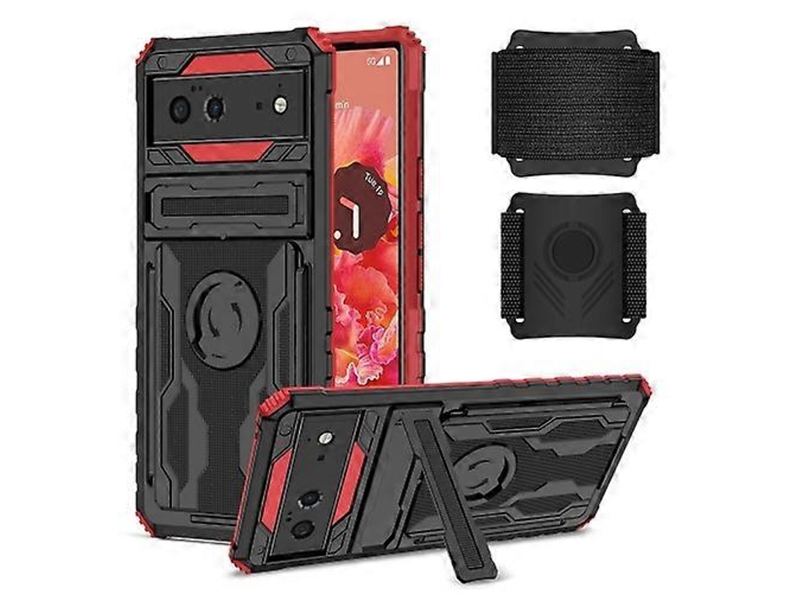 Capa De Celular Com Pulseira Armor Para Google Pixel 6