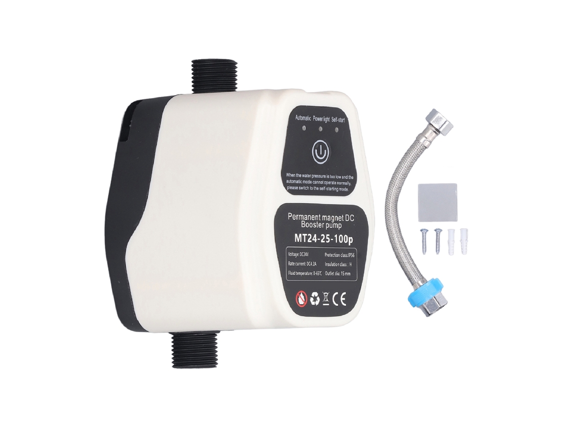 Bomba De Elevação De Pressão De Água Automática Inteligente 100w 24v 25l Silenciosa Com Plug Eu 100-240v