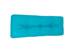Almofadão para paletes VIDAXL Turquesa Tecido (120x40x12 cm)