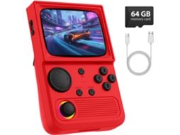 Console de Jogos Portátil Retrô R36max, com Tela Ips Hd 4 Polegadas, Consoles Videogame Co M Bateria 4000mah e Mai VONKELIOS