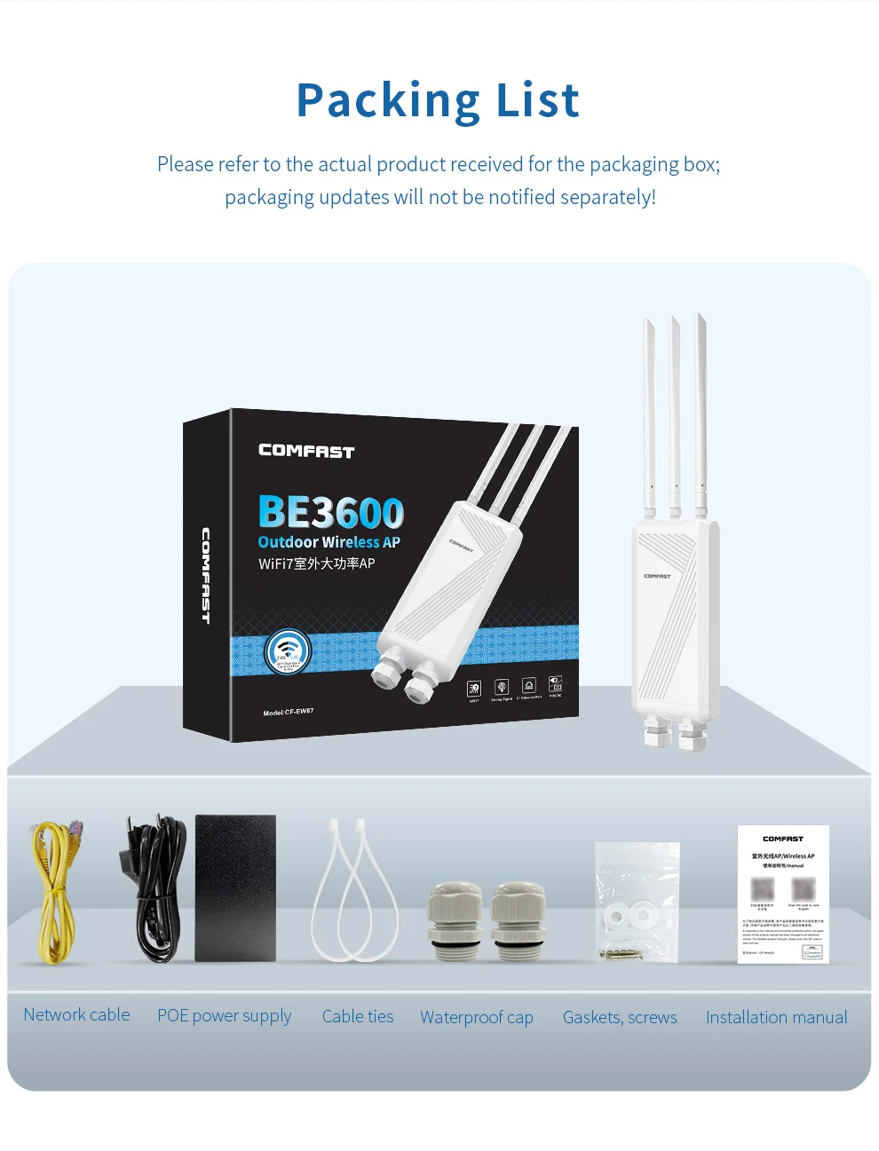 (ap Wifi7 3600mbps) 6334mbps Wifi7 2.4g/5g/11ghz