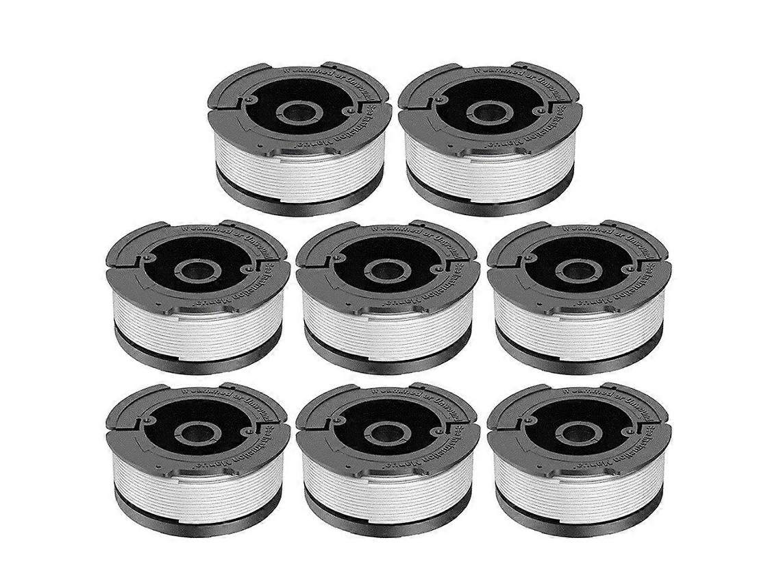Conjunto de 8 bobinas de reposição para cortadores de grama Black & Decker GH400, GH500 e GH600, modelo AF-100-3ZP