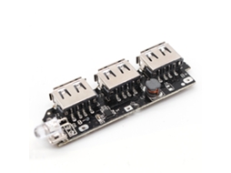 Módulo De Carga Usb Mini 3 Puertos 5v 1a/2.1a Para Baterías 18650