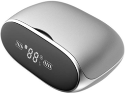 Coluna Bluetooth ENKERS 5.0 com Caixa de Carregamento Lcd de 2500Mah Fones de Ouvido Sem Fio