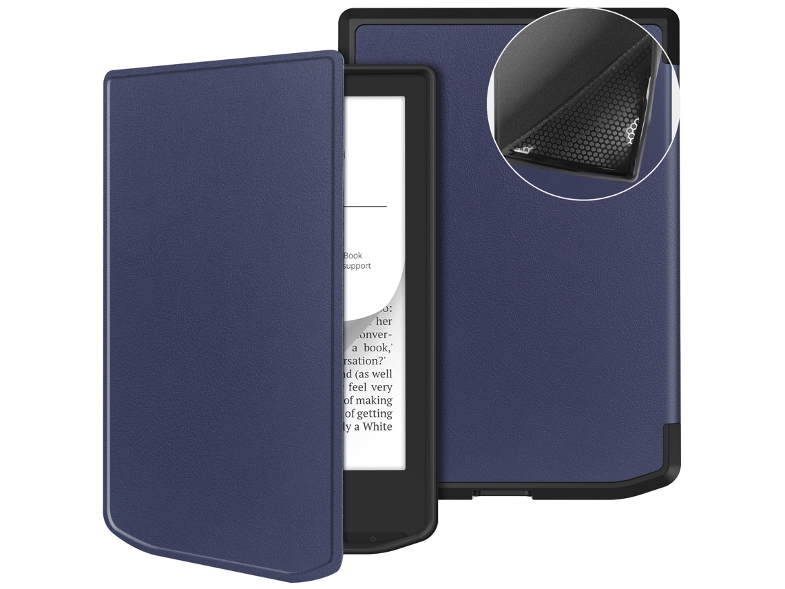 Capa Para Pocketbook Verse Pb629 Azul Escuro