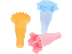 Conjunto de 3 Suportes Dobráveis Silicone para Picolé, À Prova Gotejamento, Reutilizáveis, Fáceis CHABERLU