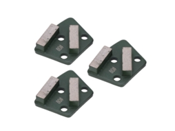3 Peças De Sapatos De Esmerilamento Diamantado Trapezoidal Para Solo De Concreto Corte Agressivo 2 Dentes Longos Verde 80