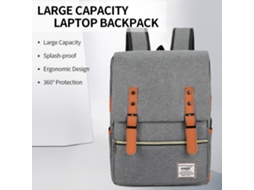 Aetheria mochila Grande Capacidade para Computador com Porta Usb Conjunto de Bolsas de Viagem Cinza