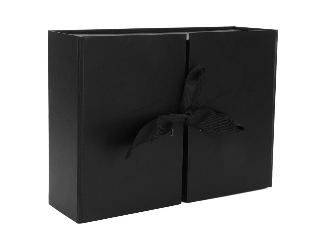 Caja De Regalo Plegable De Papel Reutilizable Con Doble Puerta