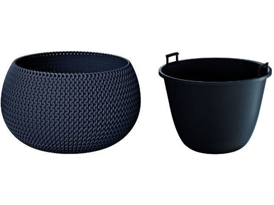 Vaso PROSPERPLAST Splofy Bowl (Cinzento - 37 x 37 x 21.8 cm)
