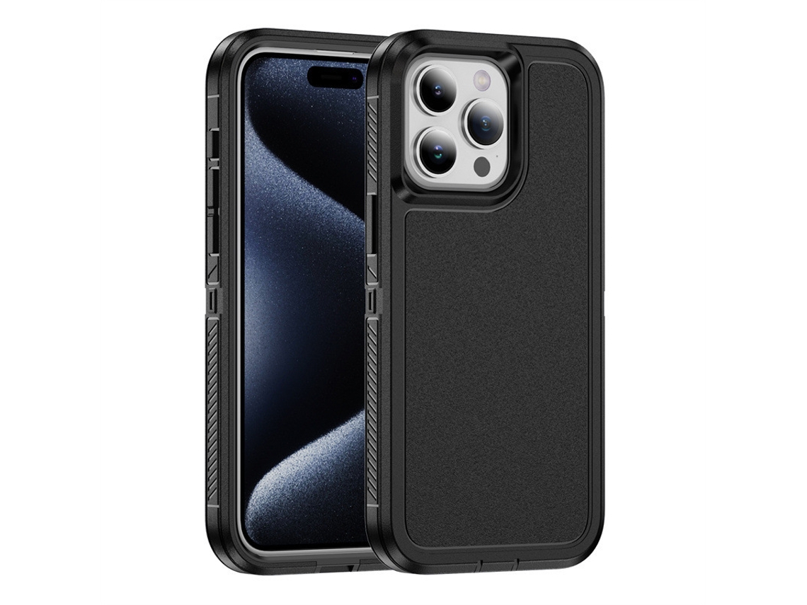 Adequado Para Iphone16 Promax, Capa Protetora Três Em Um Fosca, Antiderrapante E Antiqueda