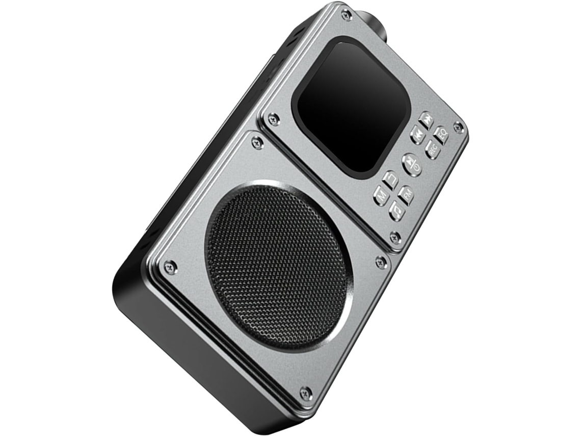 Leitor De Mp3 Portátil Com Rádio Fm E Gravador, Tela 2,01 Polegadas,