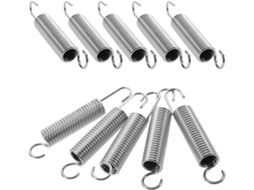 Conjunto De 10 Molas De Aço Inoxidável Para Substituição Em Tesouras De Poda, Com Amortecedor.