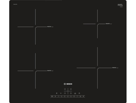 Placa de Indução BOSCH PUE611FB1E (Elétrica - 59.2 cm - Preto)