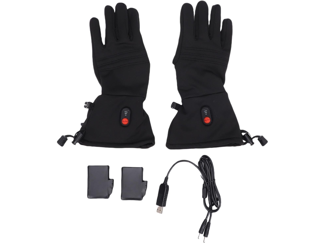 Luvas de Aquecimento SFUSHOS, recarregáveis, para ciclismo e esqui
