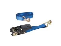 Correa De Amarre Engomada Con Trinquete Y Gancho J 4,5 M X 25 Mm/nominal 350 Kg, Capacidad 700 Kg Silverline
