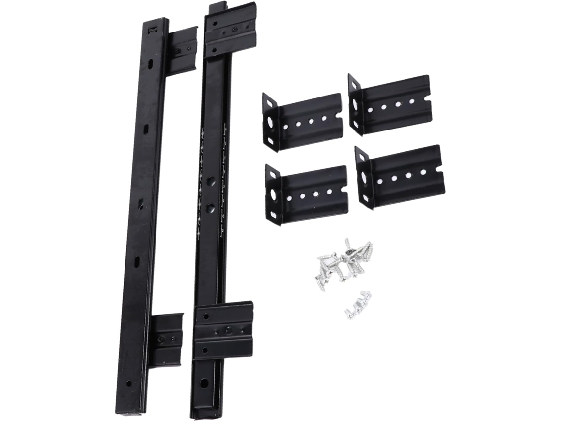 Tidtaleo 1par De Trilhos Deslizantes Para Gaveta Teclado Com Rolamentos Esferas Aço Maciço, Material Aço Laminado A Frio