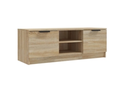 Tv Cabinet, Tv Cabinets Vidaxl Marrom Madeira Processada (n/a)