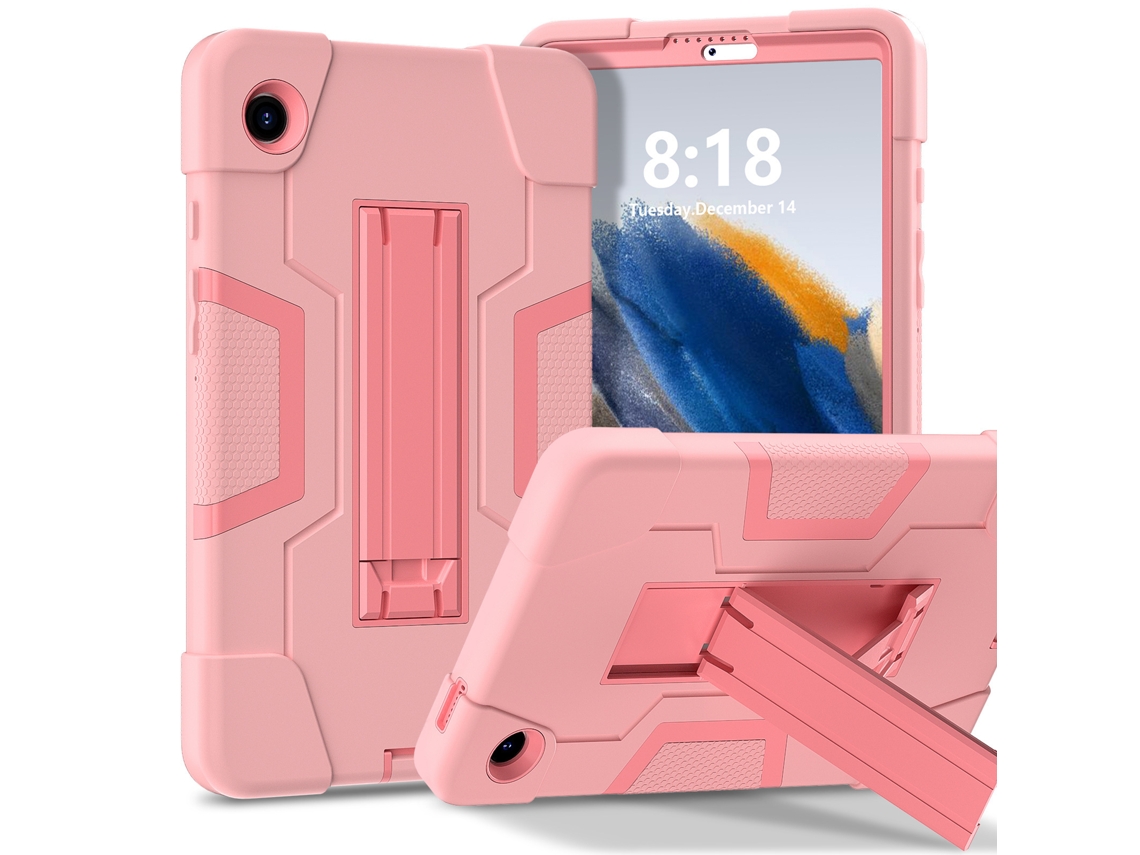 Capa para Samsung Galaxy Tab A11 8.7 Polegadas GERTIZ com proteção contra impactos, dourada e rosa (8,7 x 21,5 x 14 cm)