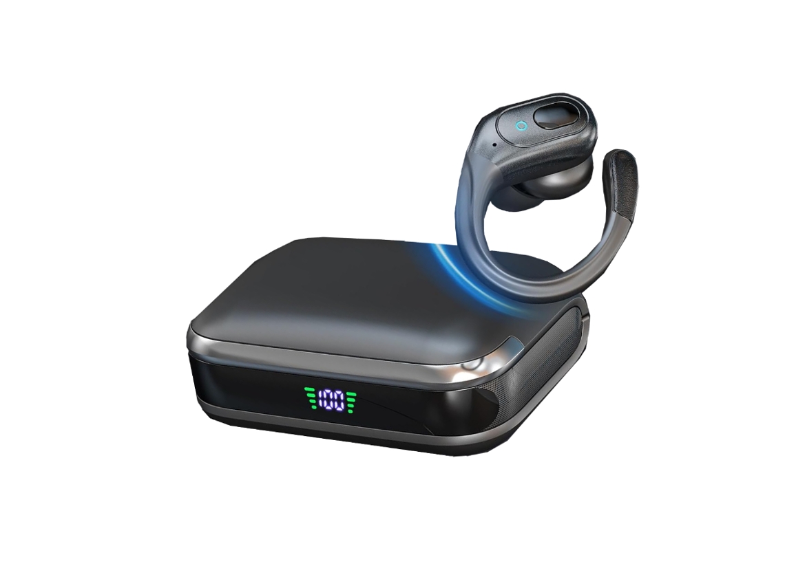 Fones De Ouvido Sem Fio Verdadeiros Bx31, Tempo De Reprodução De 75 Horas, Bluetooth 5.3, Ipx7 À Prova D'água, Para Corrida, Ios/android (preto)