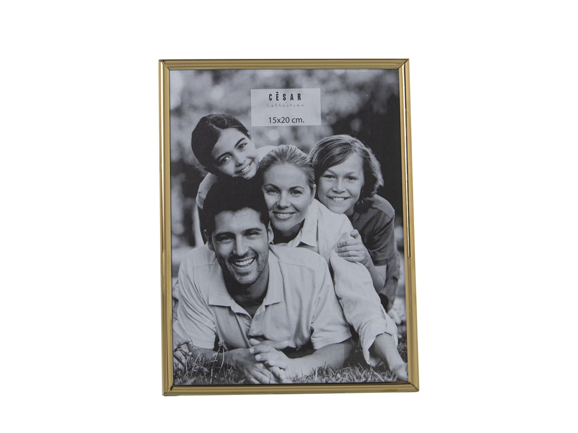 moldura de foto dourada