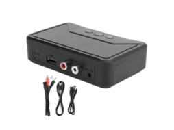 Receptor Bluetooth 5.0 Sem Fio Com Conector De 3,5 Mm, Entrada Aux E Nfc Para Adaptador De Áudio Estéreo Usb 2rca
