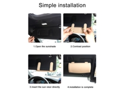 Porta, Óculos para Quebra, Sol de Carro em Couro Estojo Organizador, Suvs e Caminhões AQUAFORGE