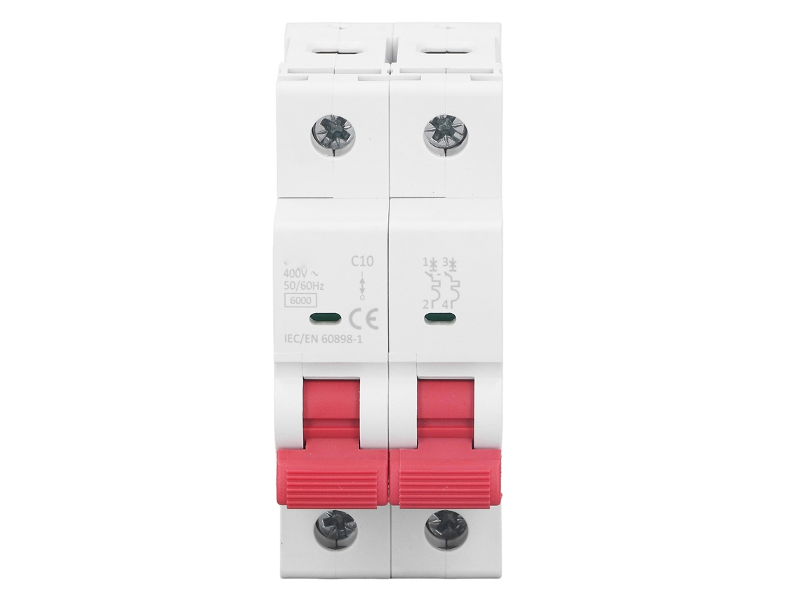 Laxiscreed Disjuntor Residual De 2p Com Proteção Contra Sobrecarregamento (capacidade 6ka, 400v)