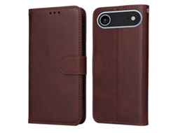 Capa De Couro Marrom Para Iphone Air