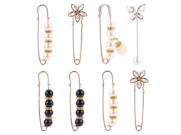 8Pcs Broche de Decoração ALLINLESS