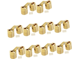 Dobradiças De Latão Para Móveis, Dobradiças Invisíveis De Cobre Para Portas Armários, Dobradiças Ocultas Para Caixas De
