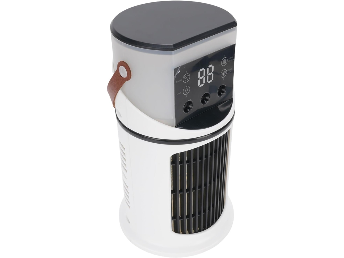 Resfriador De Ar Portátil Usb Com Umidificador, 500ml, 6 Velocidades Funções 4 Em 1 (ventilador