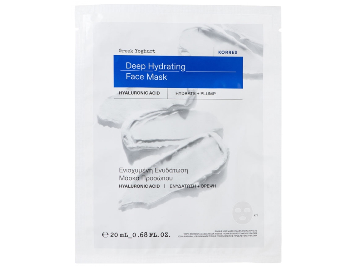 Greek Yoghurt Mascarilla Facial Hidratante 1 Mascarilla Facial KORRES