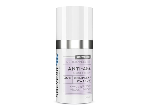 Professional Glycolic Acid 30 Exfoliating Peel Advanced Skin Renewal Brightening Formula 30ml Solverx
