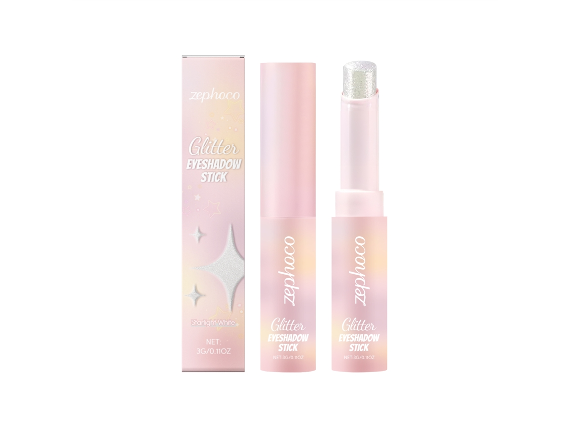 Palito de Sombra Shimmer para Olhos Cor Branco com Efeito Estrela LAXISCREED