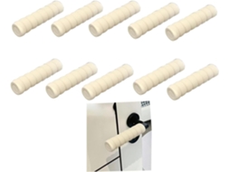 Protetor De Maçaneta, 10 Unidades, Branco, 5, 4 Polegadas, Eva, Anticolisão E Antiestático Para Casa Escritório 10