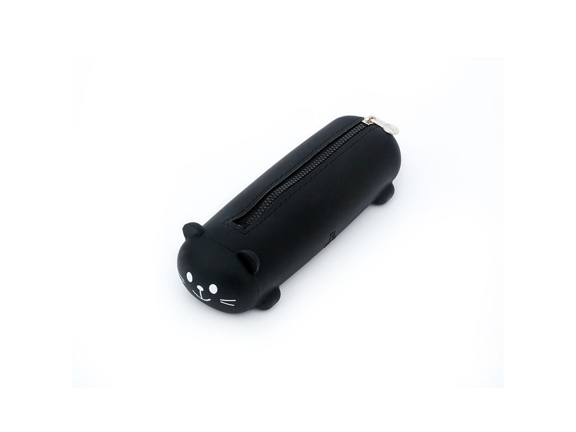 Estojo para Lápis, Macio, Silicone, Preto AQUAFORGE