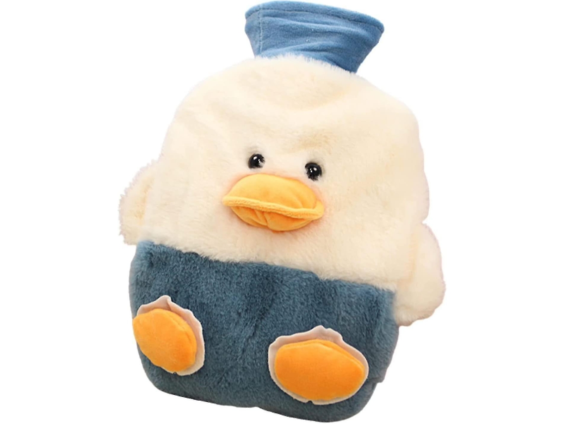 Bolsa De Água Quente 750ml Com Capa De Lã, Para Alívio Da Dor Azul Marinho AQUAFORGE