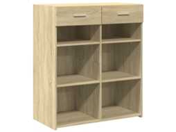 Aparador Derivados de Madeira Carvalho Sonoma MAISON EXCLUSIVE (80x42,5x93 cm)