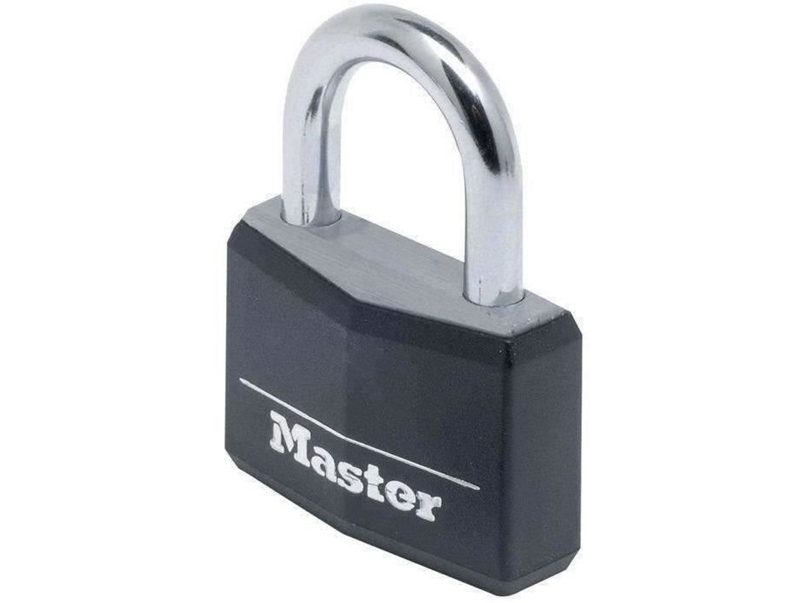 Cadeado de alumínio Master Lock, anel de aço temperado de 40 mm, cilindro de 4 pinos