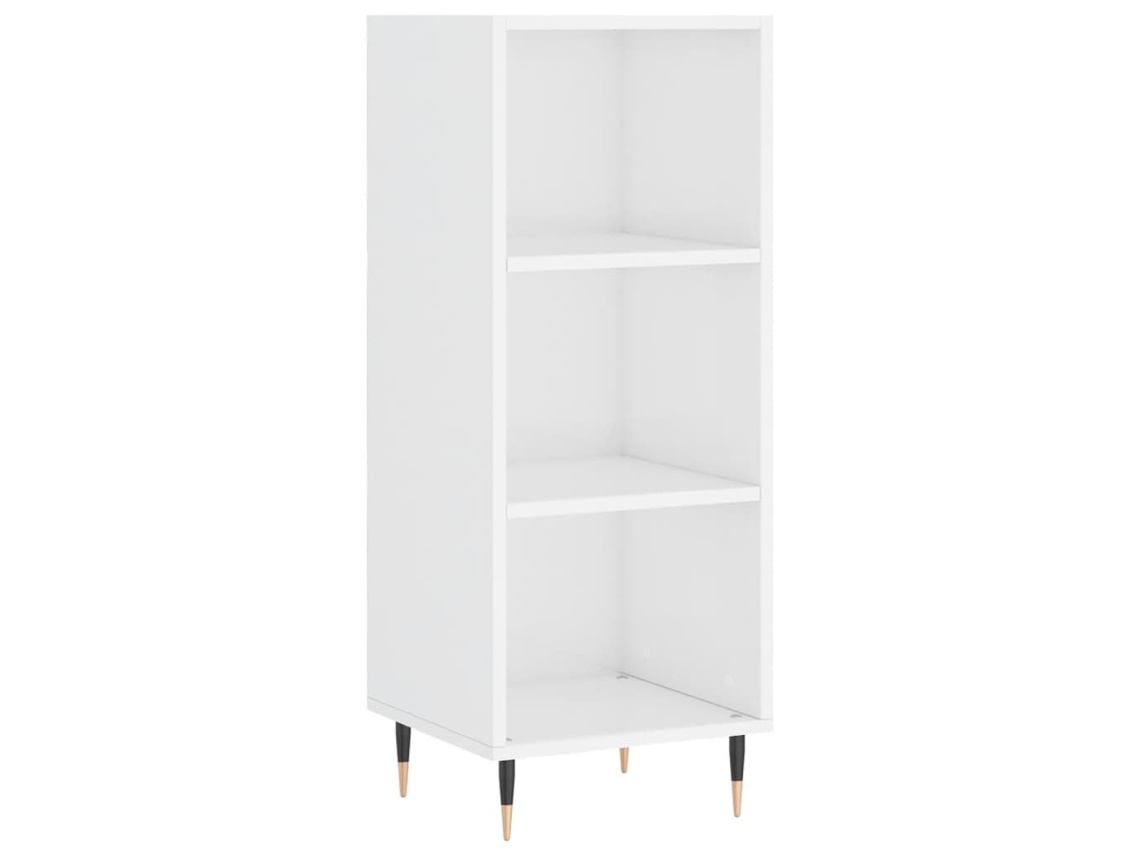 Aparador Branco Brilhante MAISON EXCLUSIVE Derivados de Madeira 34,5x32,5x90 cm