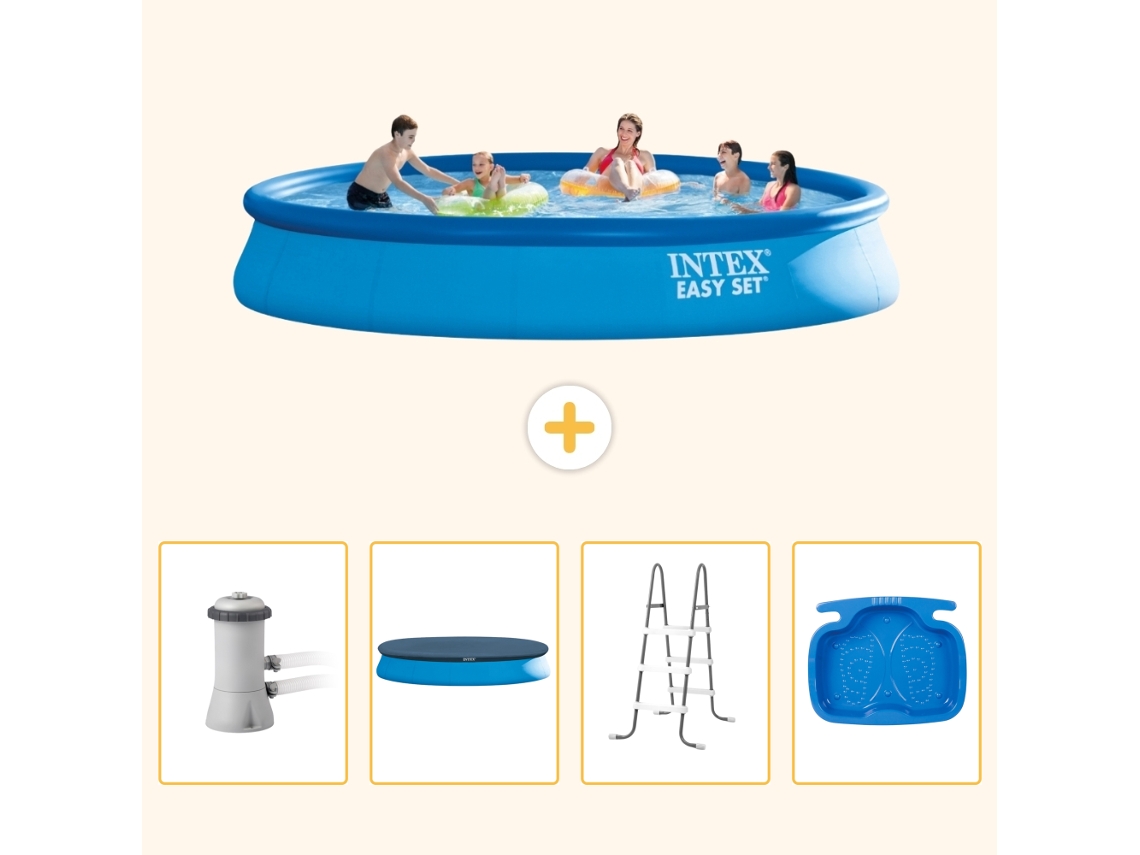Intex Piscina Easy Set Redonda - 457x84 Cm - 5-peças S314