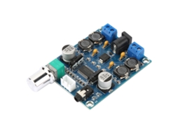 Laxiscreed Amplificador De Áudio De Canal Duplo Para Alta Potência, Dc 12-28v, 45w