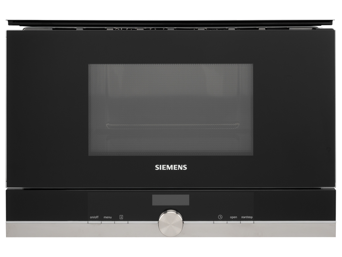 Micro-ondas Encastre SIEMENS BF634LGS1 (21 L - Sem Grill - Inox)