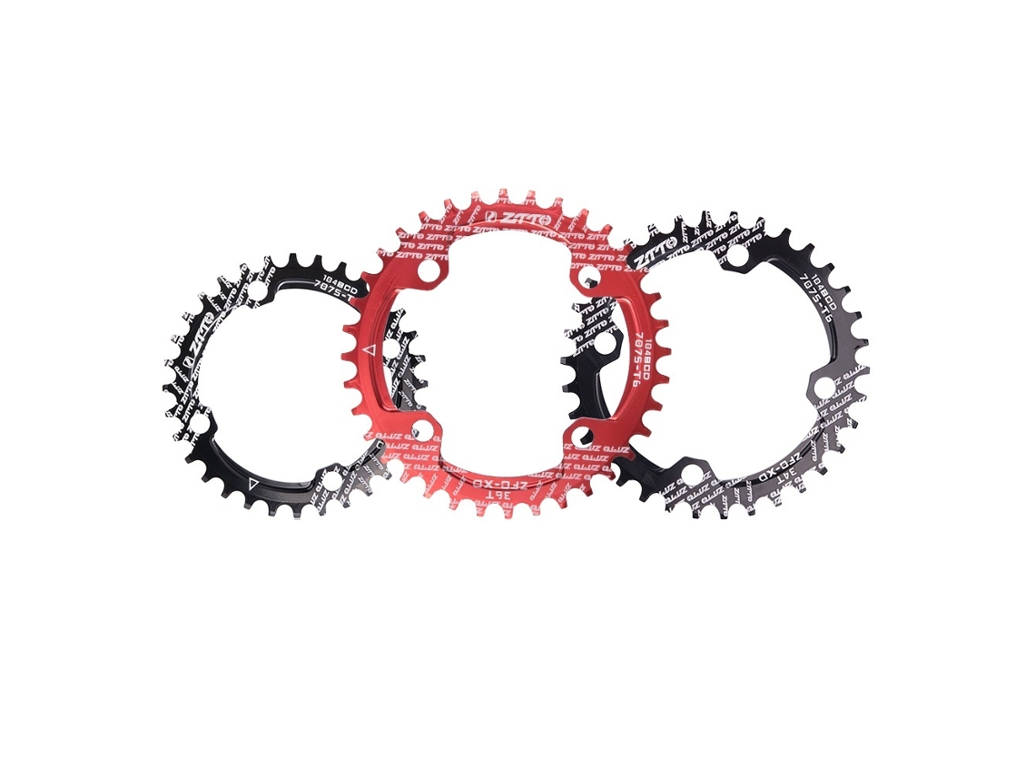 Lurelia Pedivela De Bicicleta Para Mtb/btt Liga De Alumínio 32t 34t 36t 104 Bcd 39 G Dentes Largos/estreitos