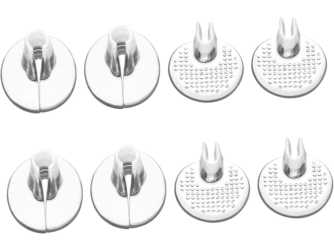 Protetores De Dedos Transparentes Em Pu Para Sandálias, 4 Pares